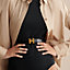 Garden Party belt buckle & Reversible leather strap 24&nbsp;mm, View: Worn, worn, view 3 of 3