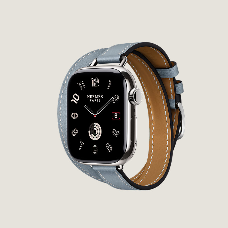 Gehäuse Series&nbsp;11 & Armband Apple Watch Hermès Double Tour 42&nbsp;mm Attelage