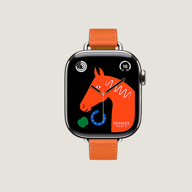 Gehäuse Series&nbsp;11 & Armband Apple Watch Hermès Single Tour 42&nbsp;mm Attelage