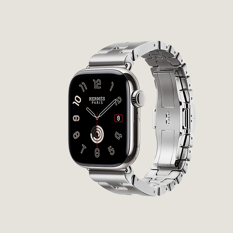 Gehäuse Series&nbsp;11 & Armband Apple Watch Hermès Single Tour 42&nbsp;mm Grand H