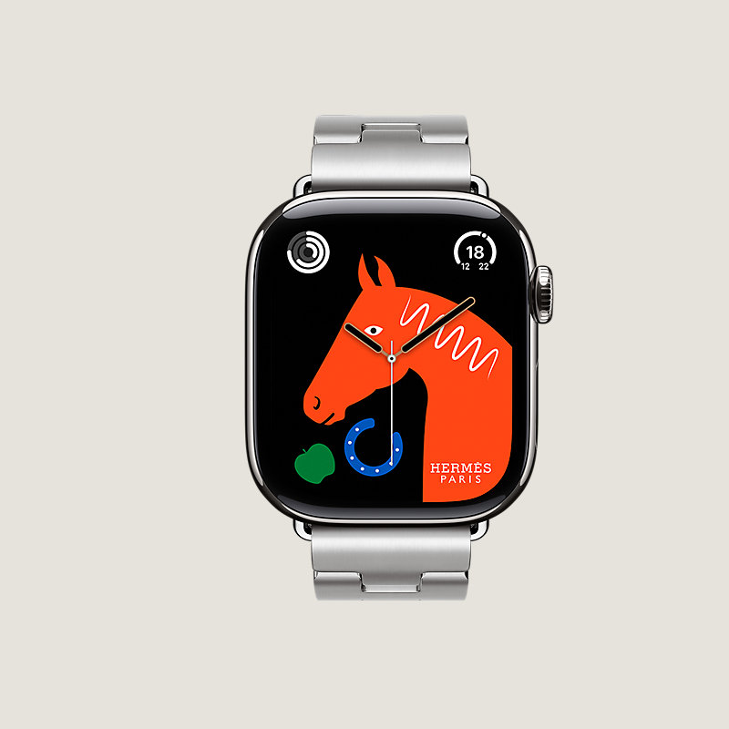 Gehäuse Series&nbsp;11 & Armband Apple Watch Hermès Single Tour 42&nbsp;mm Grand H