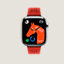 Gehäuse Series&nbsp;11 & Armband Apple Watch Hermès Single Tour 42&nbsp;mm Néo Tricot, Ansicht: Vorderansicht, front, Ansicht 4 von 5