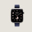 Gehäuse Series&nbsp;11 & Armband Apple Watch Hermès Single Tour 42&nbsp;mm Twill Jump Attelage, Ansicht: Vorderansicht, front, Ansicht 1 von 5