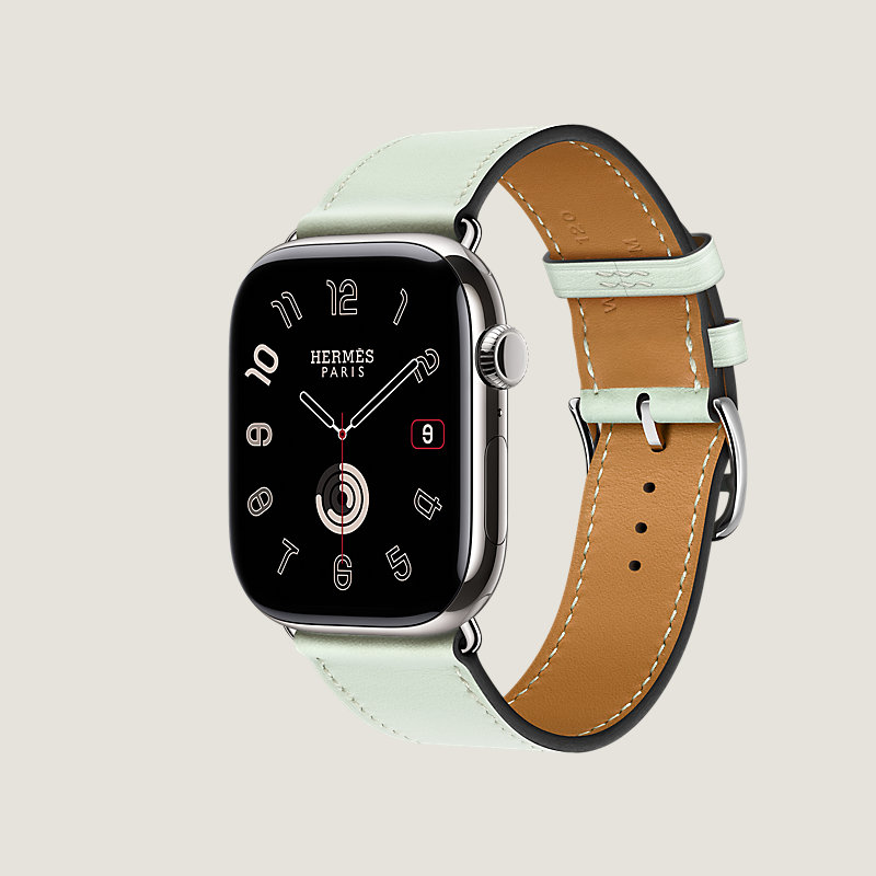 Gehäuse Series&nbsp;11 & Armband Apple Watch Hermès Single Tour 46&nbsp;mm