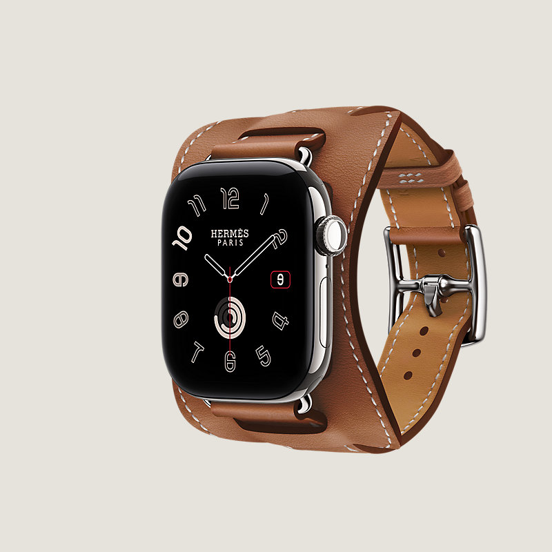 Gehäuse Series&nbsp;12 & Armband Apple Watch Hermès Single Tour 42&nbsp;mm En Selle, Ansicht: Seitenansicht, Ansicht 3 von 3