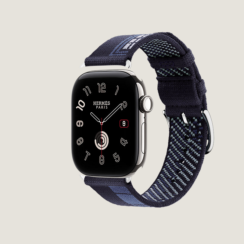 Gehäuse Series&nbsp;12 & Armband Apple Watch Hermès Single Tour 42&nbsp;mm Faubourg Party, Ansicht: Seitenansicht, Ansicht 3 von 3