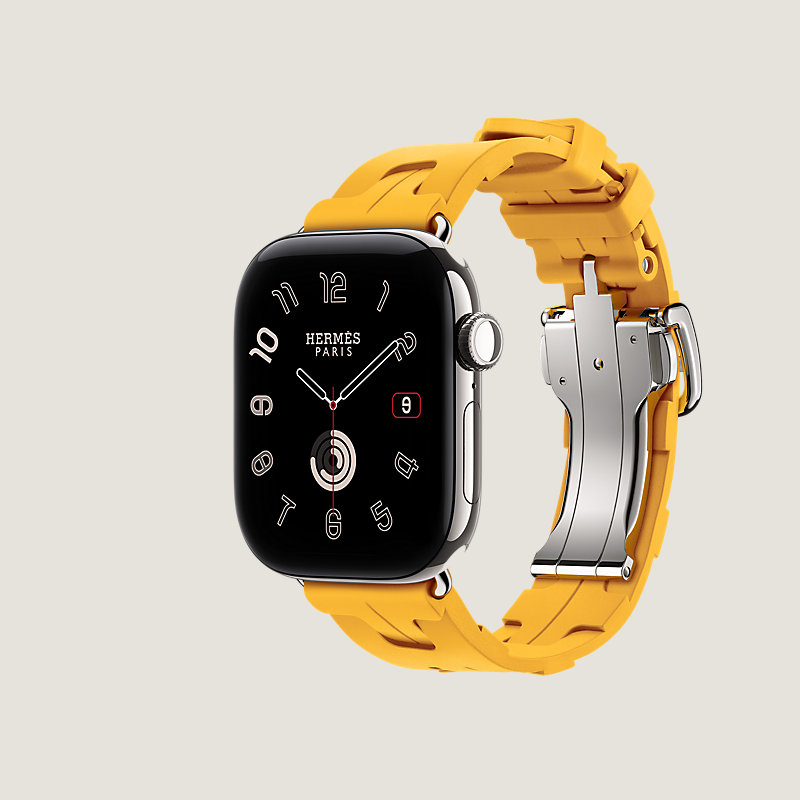 Gehäuse Series&nbsp;12 & Armband Apple Watch Hermès Single Tour 42&nbsp;mm mit Faltschließe Kilim, Ansicht: Seitenansicht, Ansicht 3 von 3