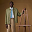 Geometrical H tie, View: Worn, worn, view 2 of 2