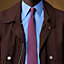 Geometrical H tie, View: Worn, worn, view 2 of 2