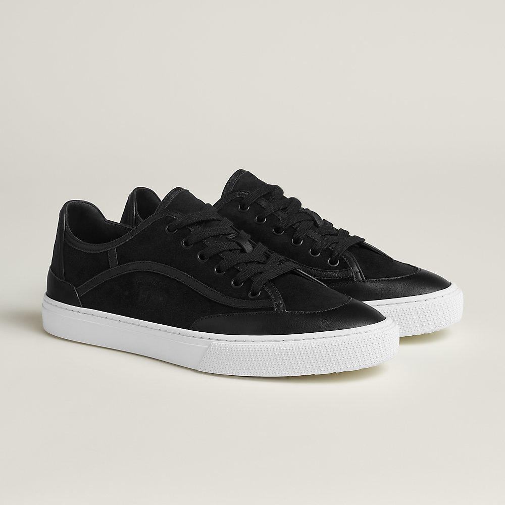 Black best sale suede sneakers