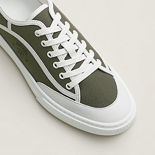 HERMES エルメス スニーカー 緑x白 4103525E0086 Get sneaker | Hermès USA