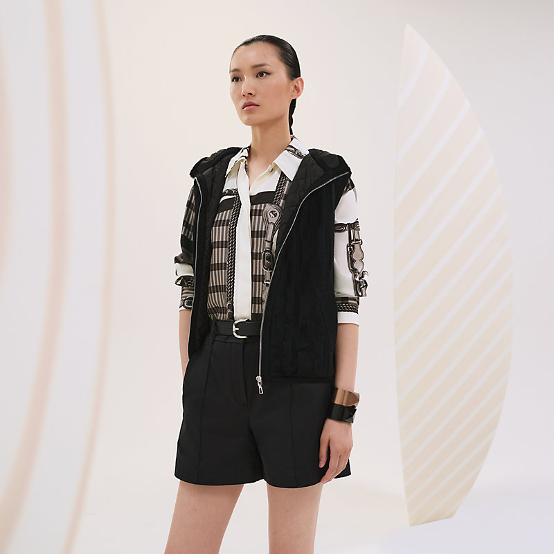 Giacca senza maniche trapuntata con motivo “H” | Hermès Italia