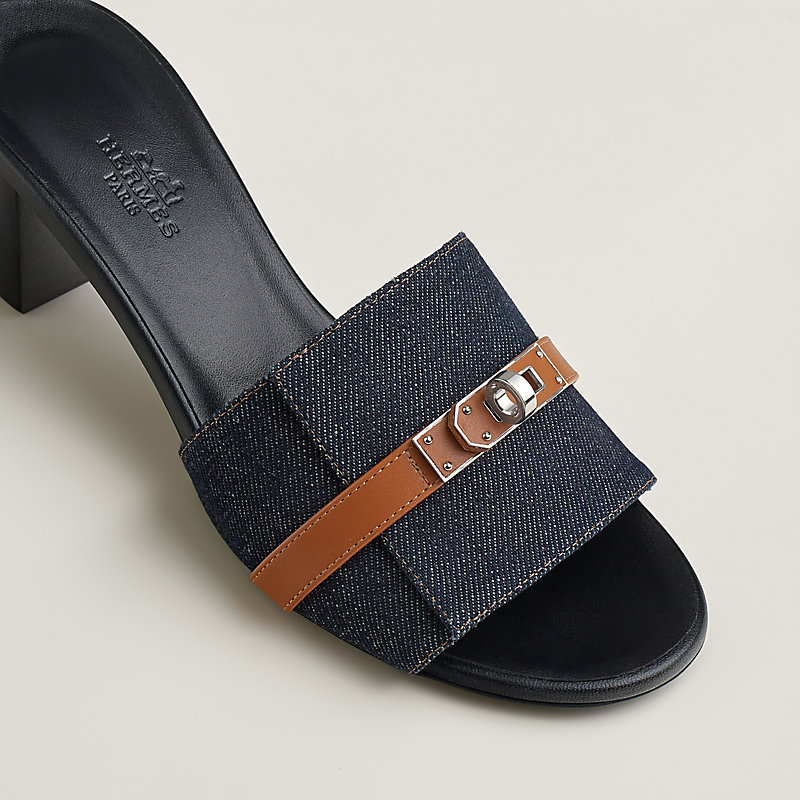 Gigi 50 sandal - Blue | Hermès USA