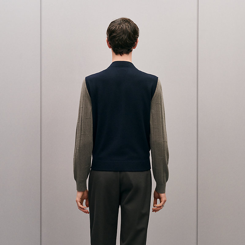Gilet zippé «&nbsp;devant cuir&nbsp;», Vue: , vue 3 sur 6
