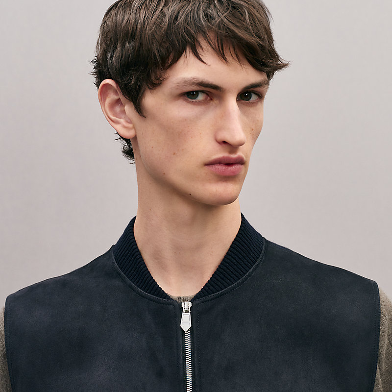 Gilet zippé «&nbsp;devant cuir&nbsp;», Vue: , vue 4 sur 6