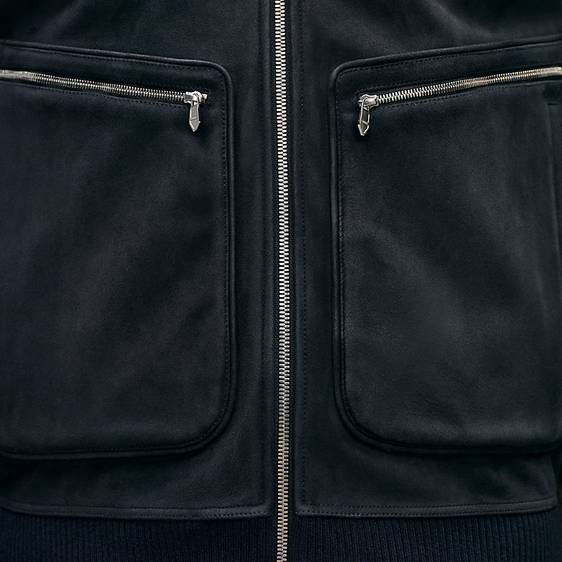 Gilet zippé «&nbsp;devant cuir&nbsp;», Vue: , vue 5 sur 6