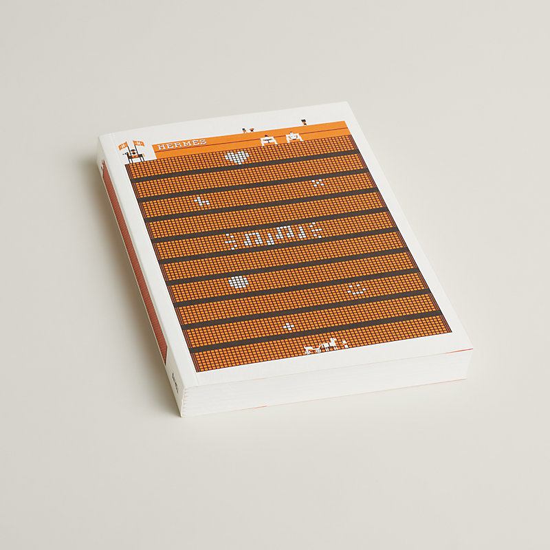 Ginza lined notebook - Grey | Hermès Hong Kong SAR