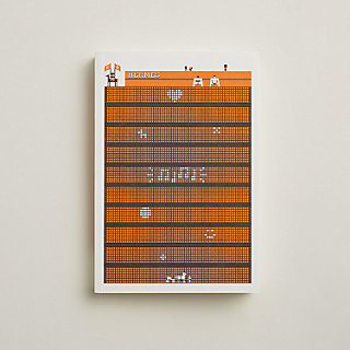 Ginza lined notebook - Grey | Hermès UK