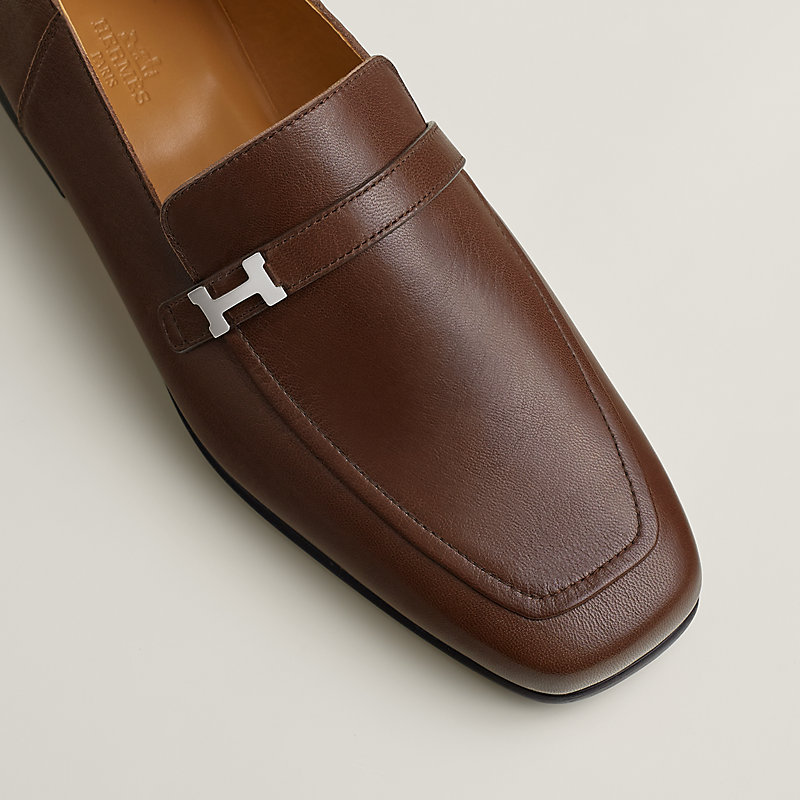 Giovanni loafer - Brown | Hermès USA