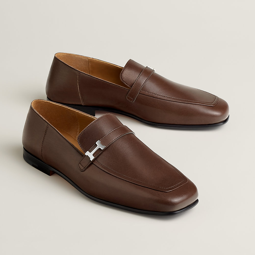 Giovanni loafer - Brown | Hermès USA