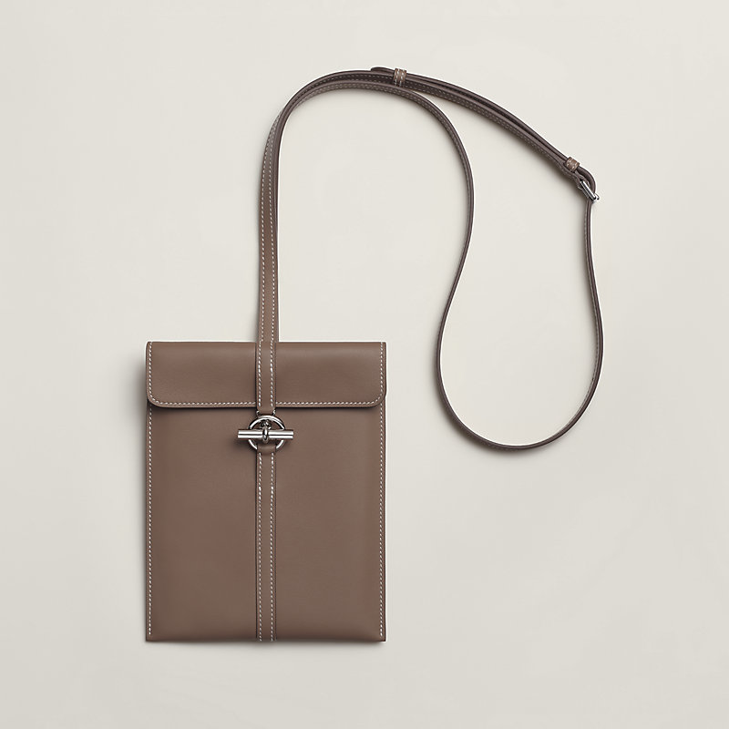 Glenan To Go pouch - Beige | Hermès USA