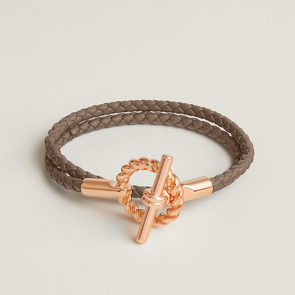HERMES∽Bracelet Glenan Double Tour GOLD各お色∽パリ本店速達 Glenan Double Tour bracelet | Hermès USA