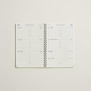 国内発送【2025年度】HERMES カレンダーレフィル Globe Trotter Globe-Trotter 2025 annual agenda refill | Hermès USA