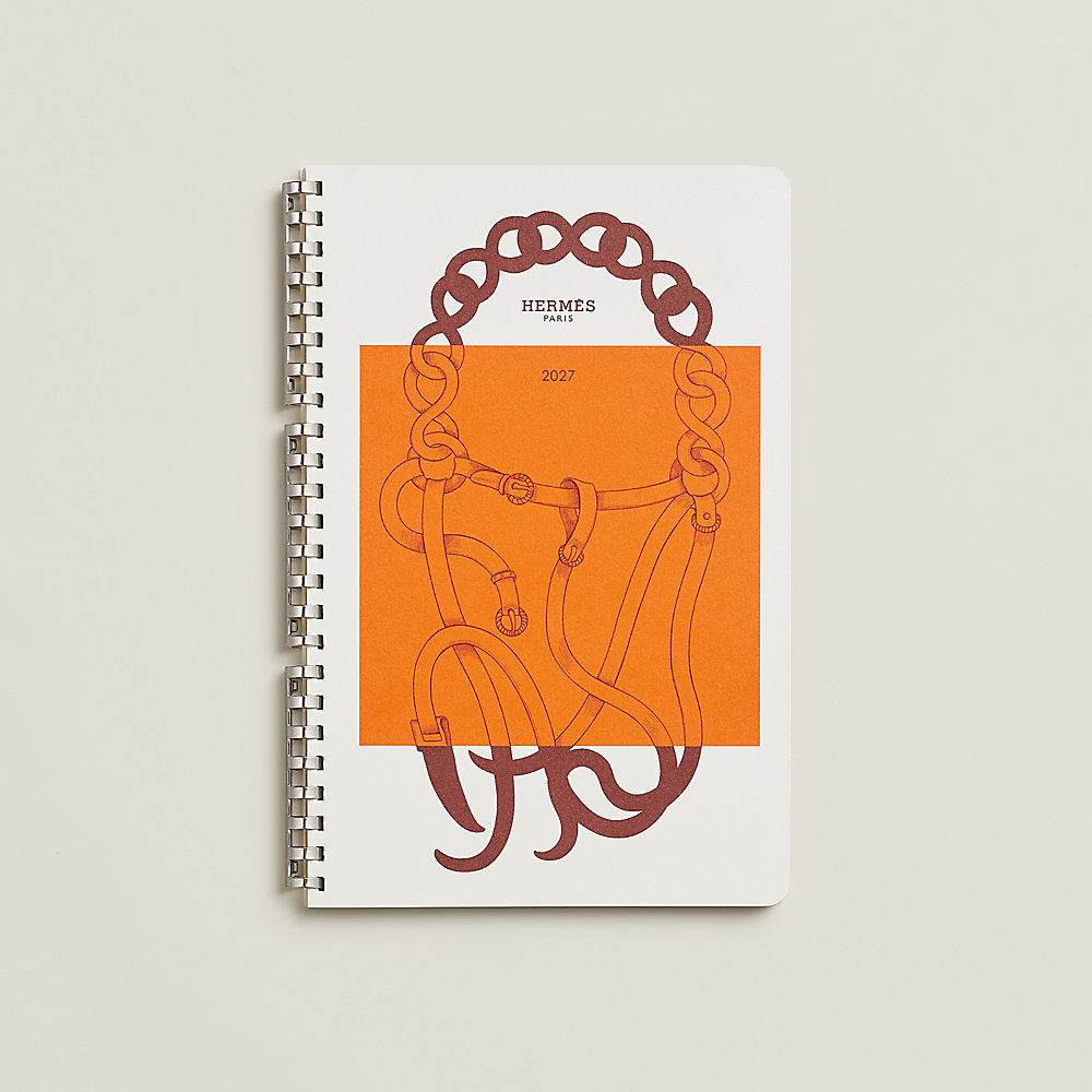 エルメス　トラベルノート　リフレ Globe-Trotter 2027 annual agenda refill | Hermès Canada