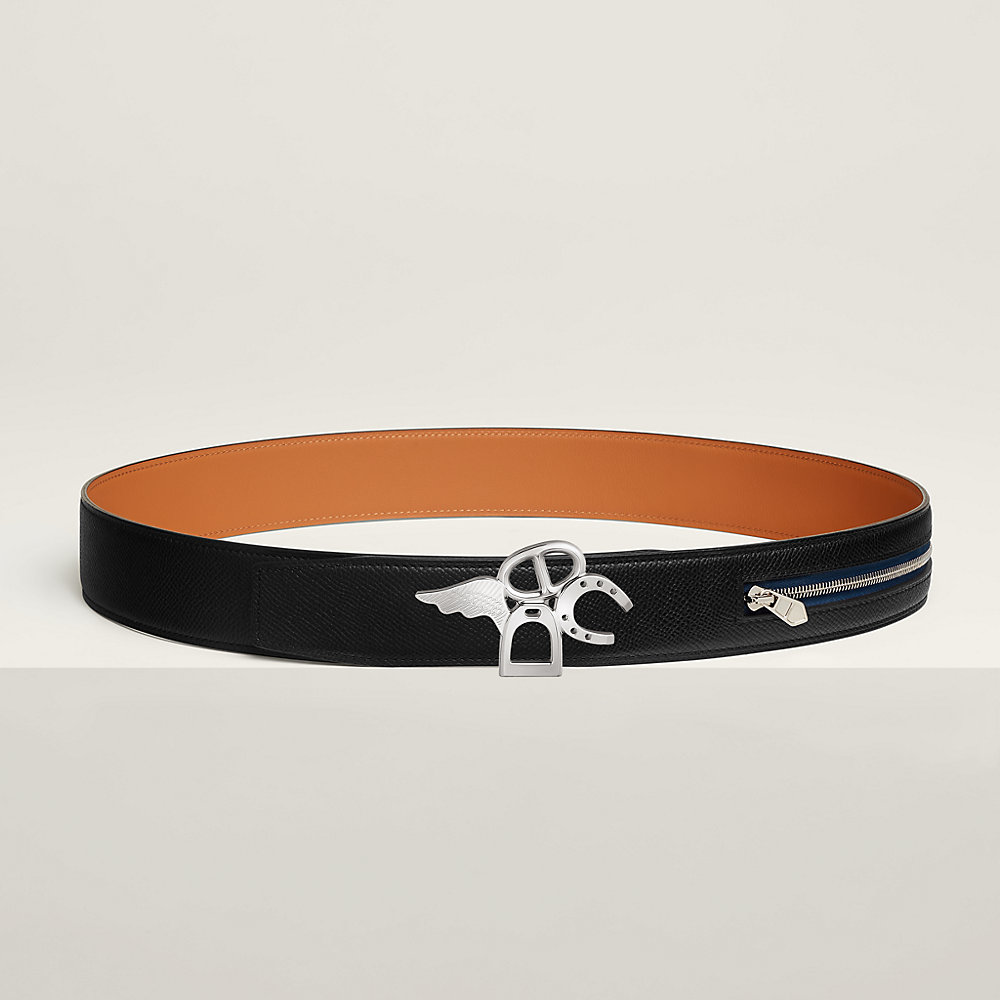 Good Luck belt buckle & Cache-Tout leather strap 38 mm