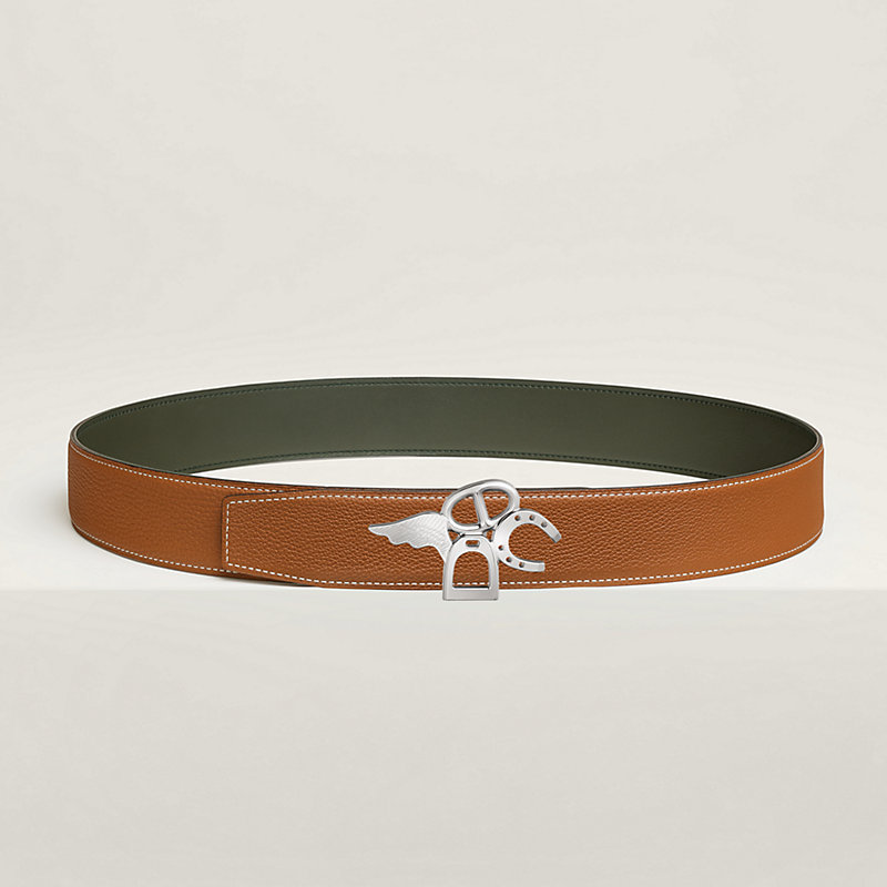 Good Luck belt buckle & Reversible leather strap 38 mm