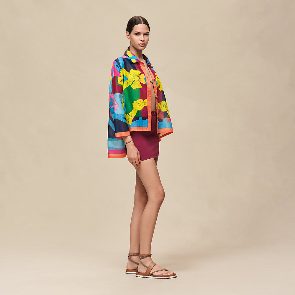 HERMES　サマーシャツ grand-manege-beach-shirt--