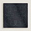 Grand Manege fringed scarf 80, View: Flat, flat, view 1 of 3