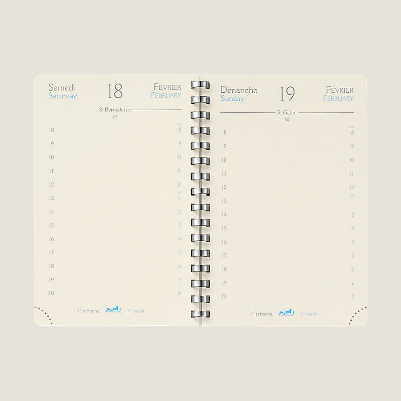 Grand Modele 2017 quarterly agenda refill