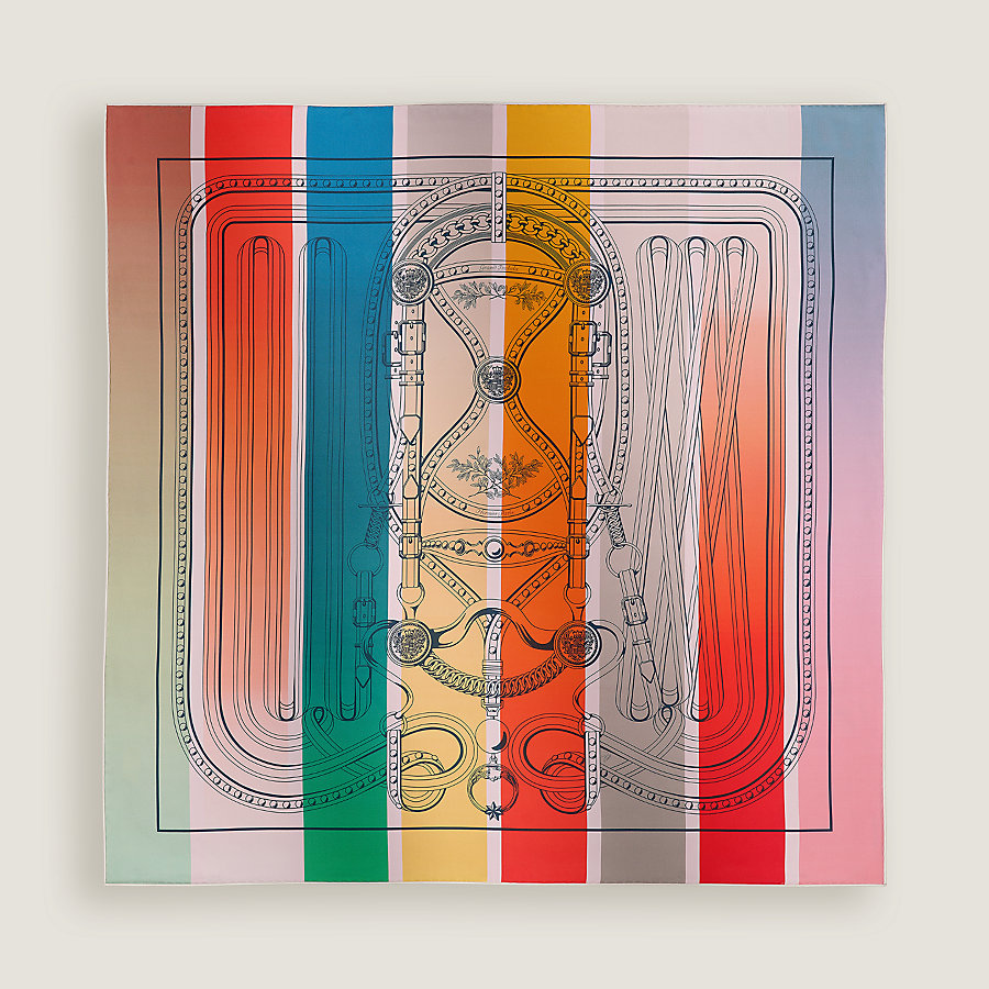 Grand Tralala double face scarf 90 | Hermès USA