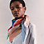 Grand Tralala double face scarf 90, View: Worn, worn, view 3 of 6