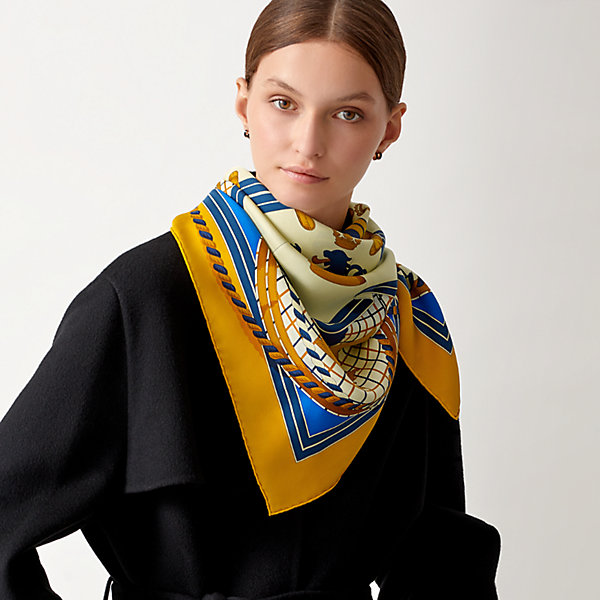 Grande Tenue wash scarf 90 | Hermès UK