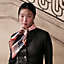 Guepards Bandana double face scarf 90, View: Worn, worn, view 1 of 6