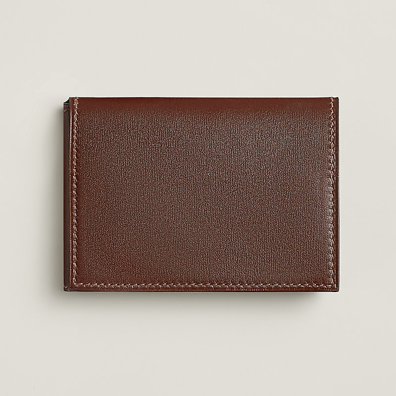 Guernesey card holder - Blue | Hermès USA