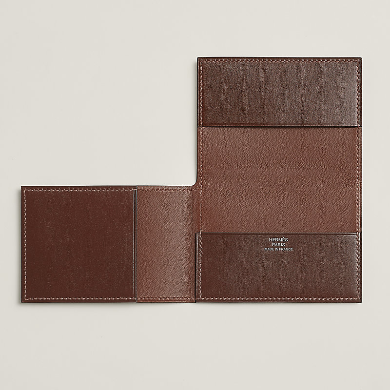 Guernesey card holder - Blue | Hermès USA