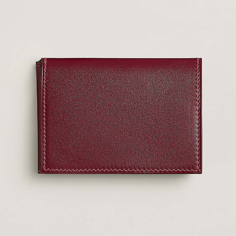 Guernesey card holder - Red | Hermès Greece