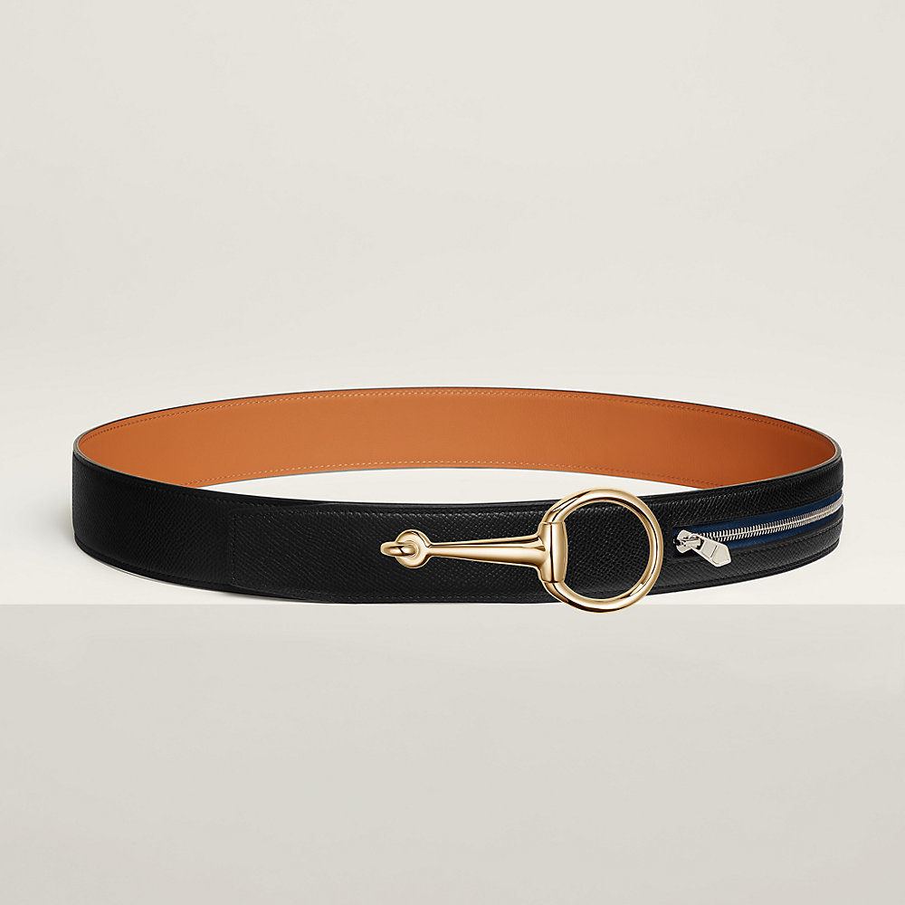 Gürtelschließe Casaque & Lederriemen Cache-Tout 38 mm | Hermès 
