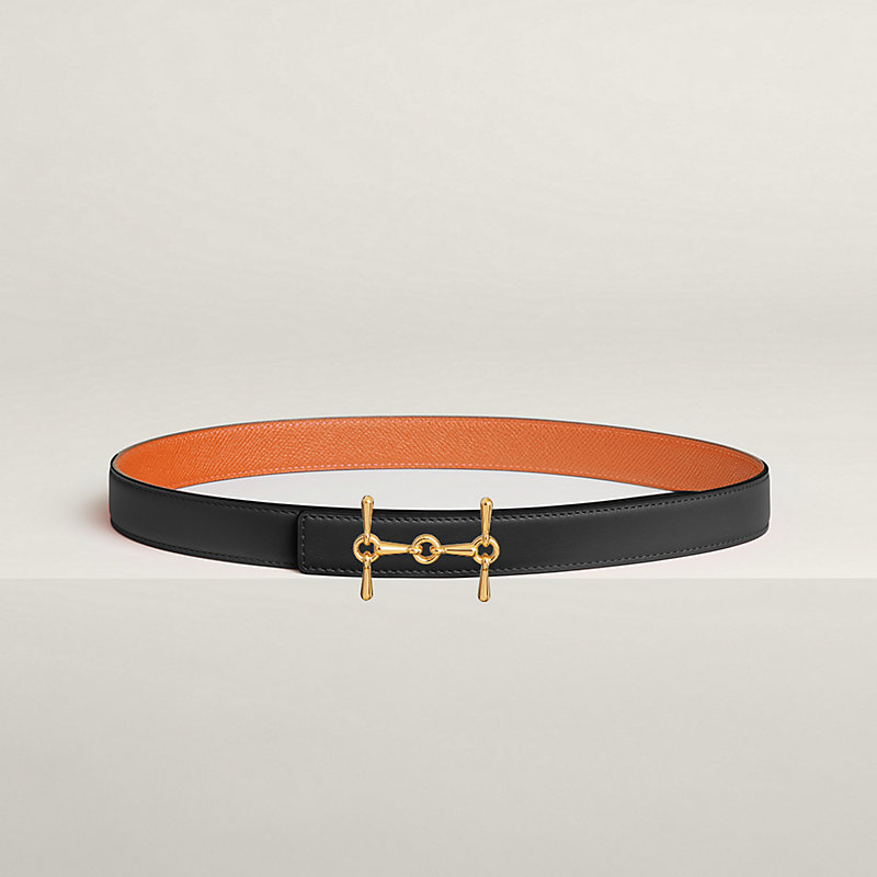 Gürtelschließe H Equestre & Wendbarer Gürtelriemen 24 mm