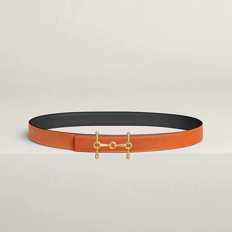 Gürtelschließe H Equestre & Wendbarer Gürtelriemen 24 mm