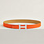 Gürtelschließe H Striée & Wendbarer Lederriemen 32 mm, Ansicht 1 von 2