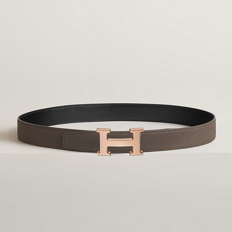 Gürtelschließe H & Wendbarer Gürtelriemen 32 mm