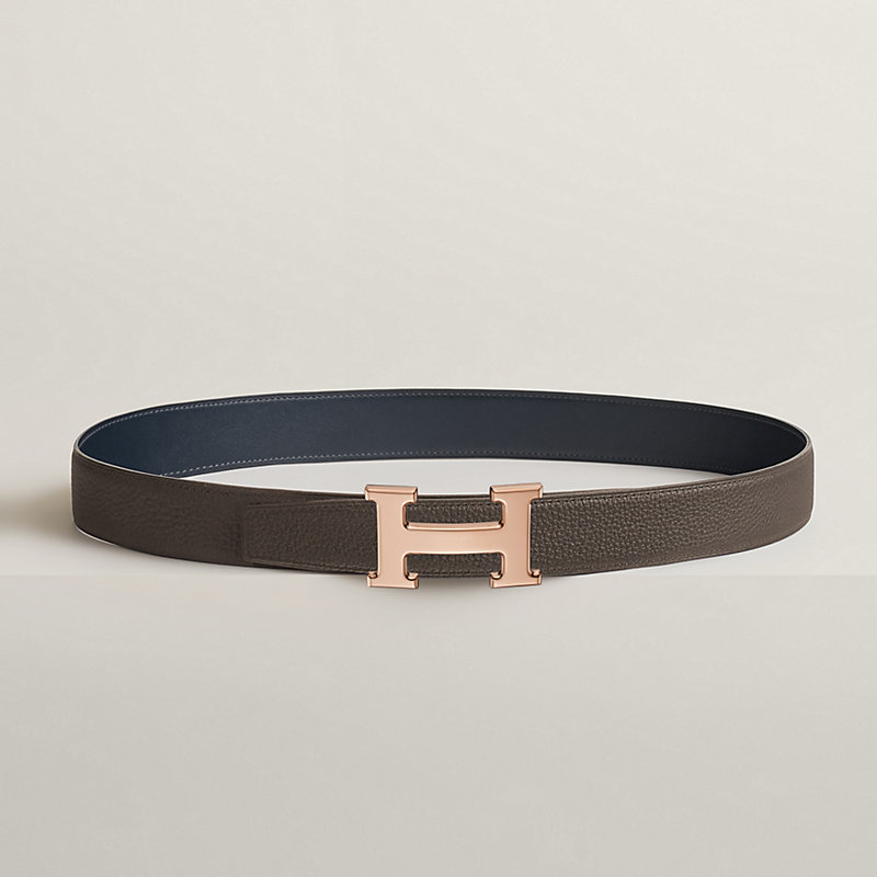Gürtelschließe H & Wendbarer Gürtelriemen 32 mm