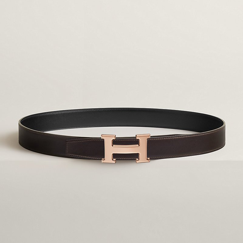 Gürtelschließe H & Wendbarer Gürtelriemen 32 mm
