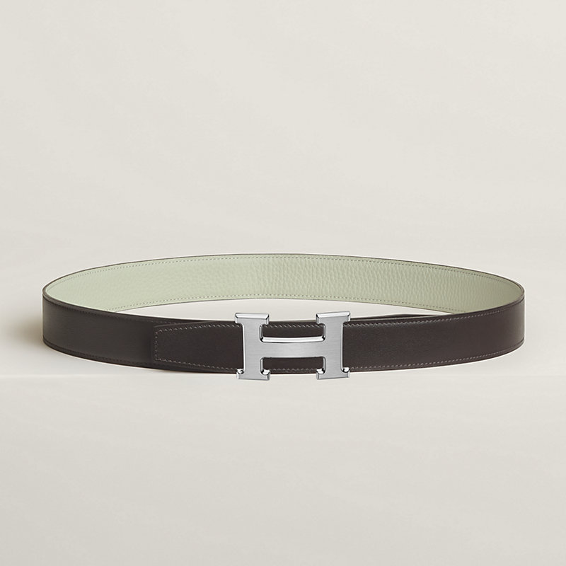 Gürtelschließe H & Wendbarer Lederriemen 32 mm