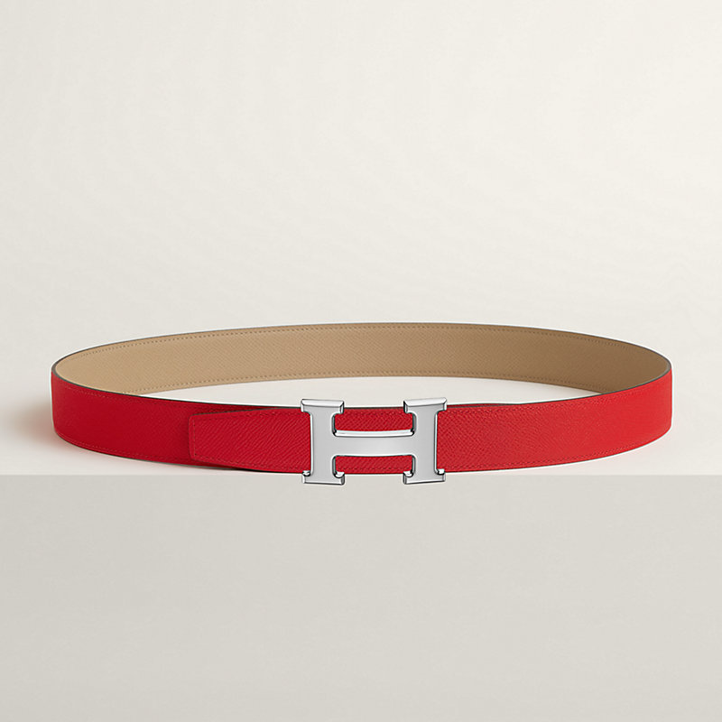 Gürtelschließe H & Wendbarer Lederriemen 32 mm