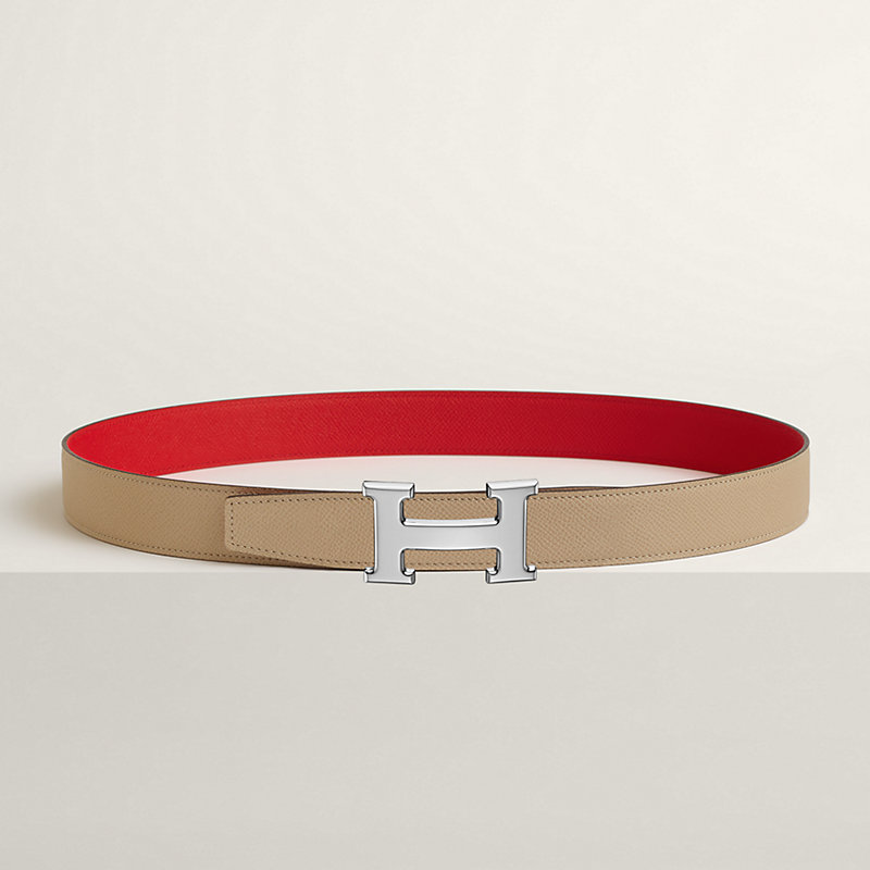 Gürtelschließe H & Wendbarer Lederriemen 32 mm